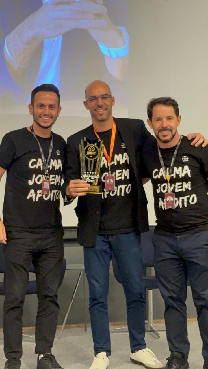 Registro da premiação do supervisor
